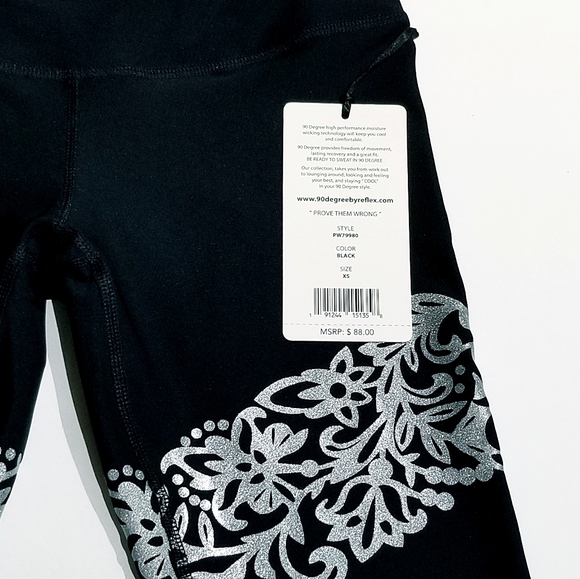 90 Degree by Reflex Prove Them Wrong Leggings XS - Picture 3 of 5